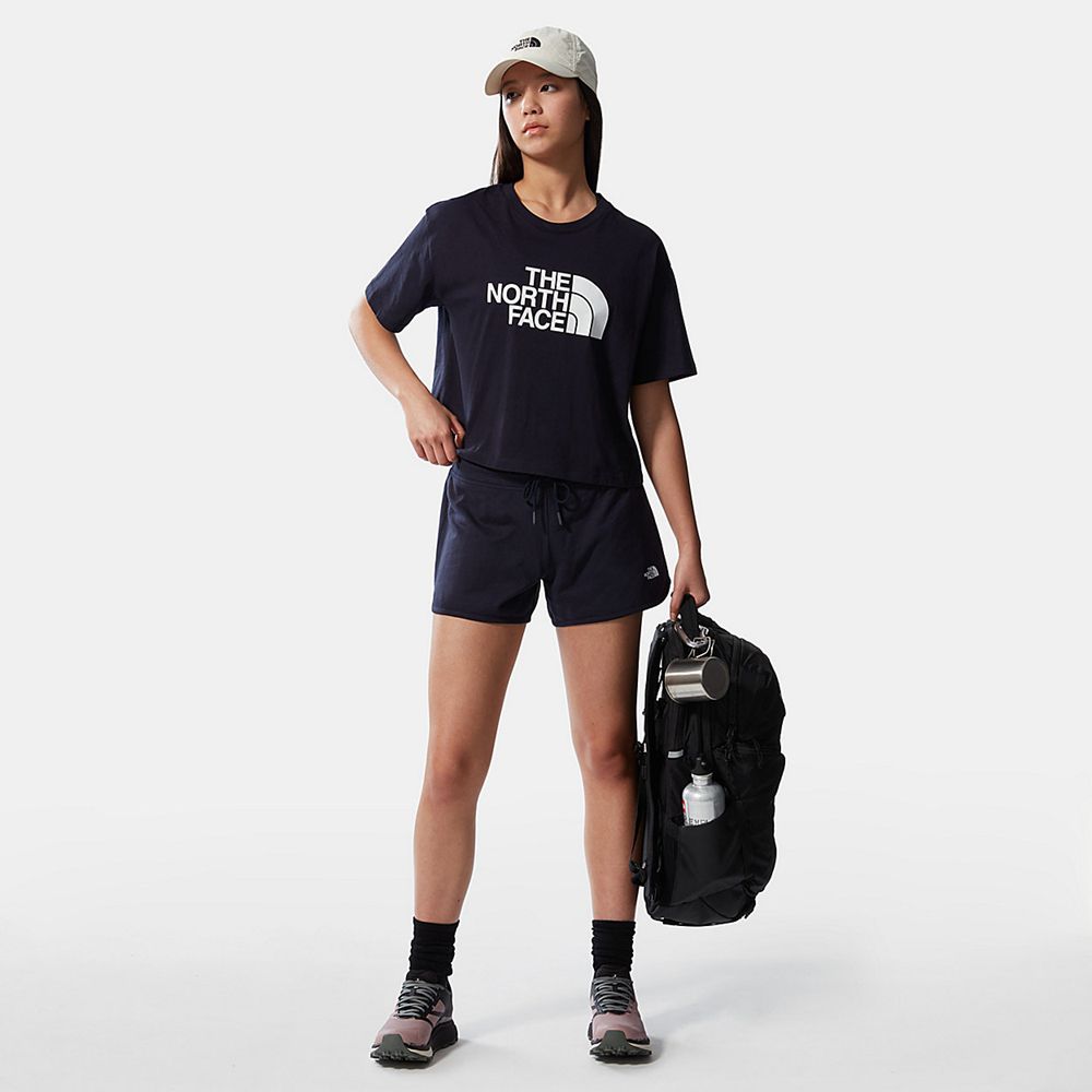 The North Face Shorts Womens Australia - The North Face Mountain Lifestyle Navy Mountain (VLM-158367